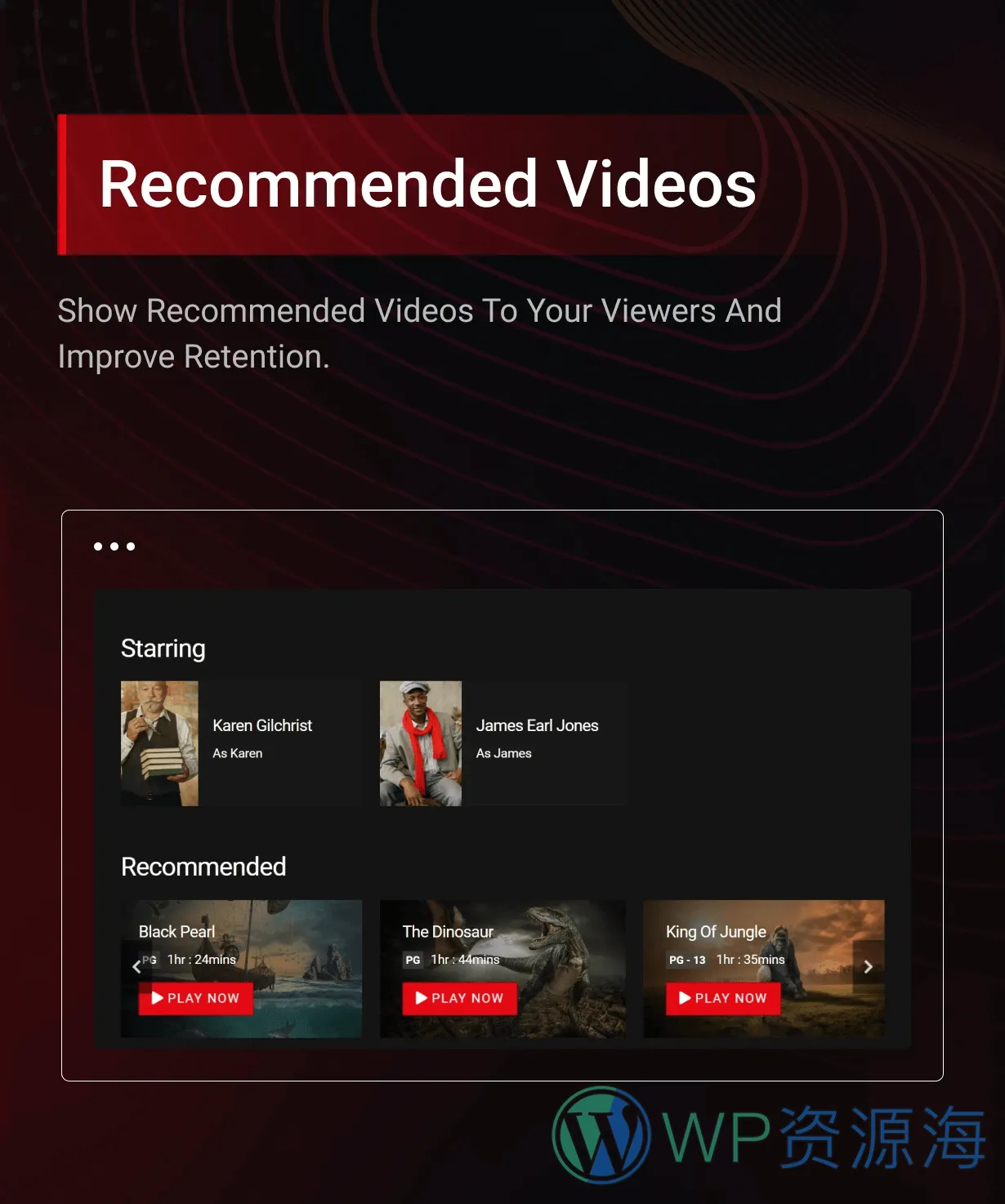 Streamit-电影视频网站模板WordPress炫酷主题插图7-WP资源海