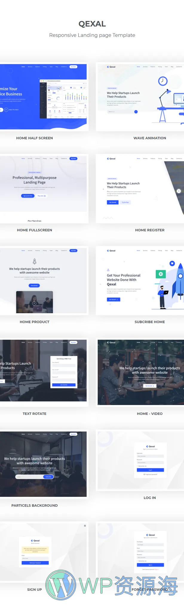 Qexal v2.0.0-Bootstrap 5企业官网/APP引导页HTML模板插图1-WP资源海
