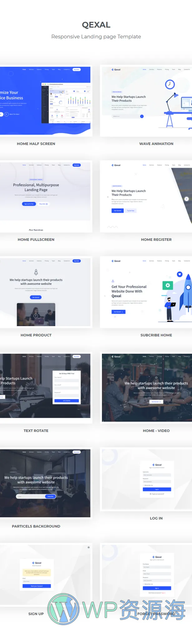 Qexal v2.0.0-Bootstrap 5企业官网/APP引导页HTML模板插图1-WordPress资源海