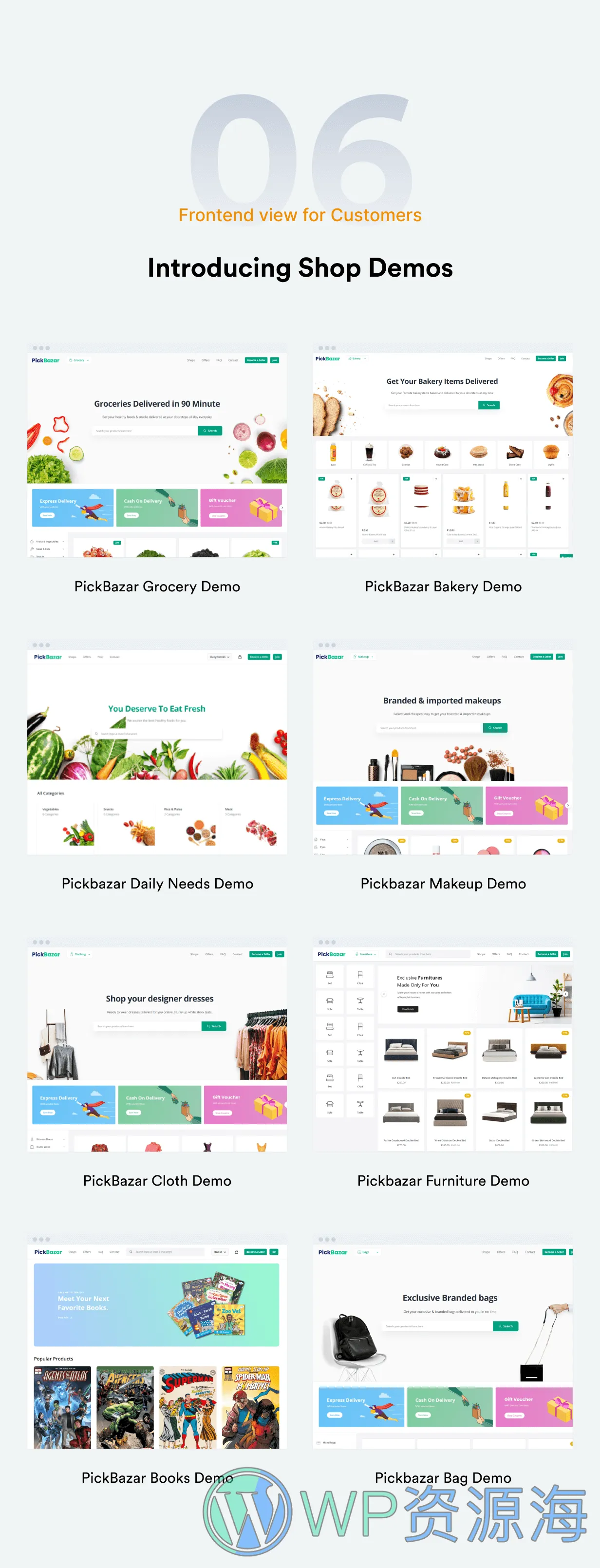 PickBazar-热门精品React电子商务网站模板[更至v8.3.0]插图2-WP资源海