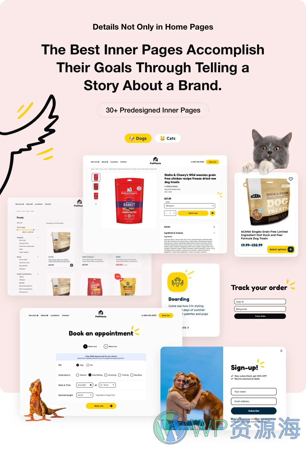 PetMania-宠物用品商城/宠物护理WordPress主题[更至v6.1]插图4-WordPress资源海