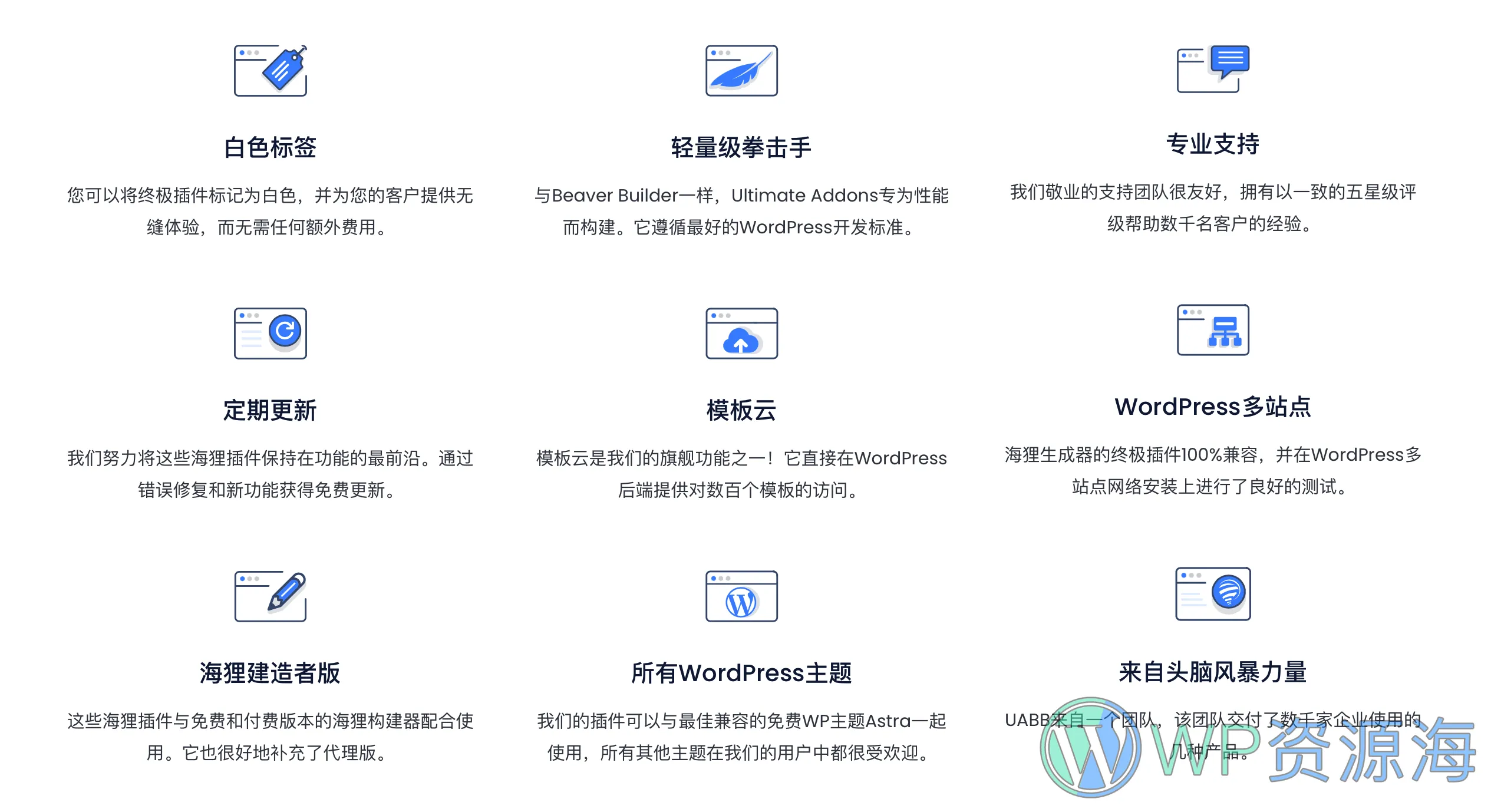 【正版】Ultimate Addons for Beaver Builder 可视化编辑器扩展插件插图1-WP资源海