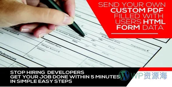 Form Generating PDF 表单在线生成WordPress插件[更至v3.6.7]插图-WordPress资源海