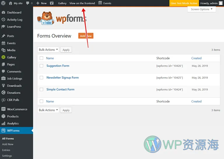 WP Frontend Admin Premium-前端用户中心管理插件插图2-WP资源海