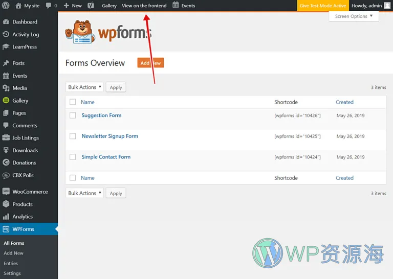 WP Frontend Admin Premium-前端用户中心管理插件[更至v1.19.0]插图2-WordPress资源海