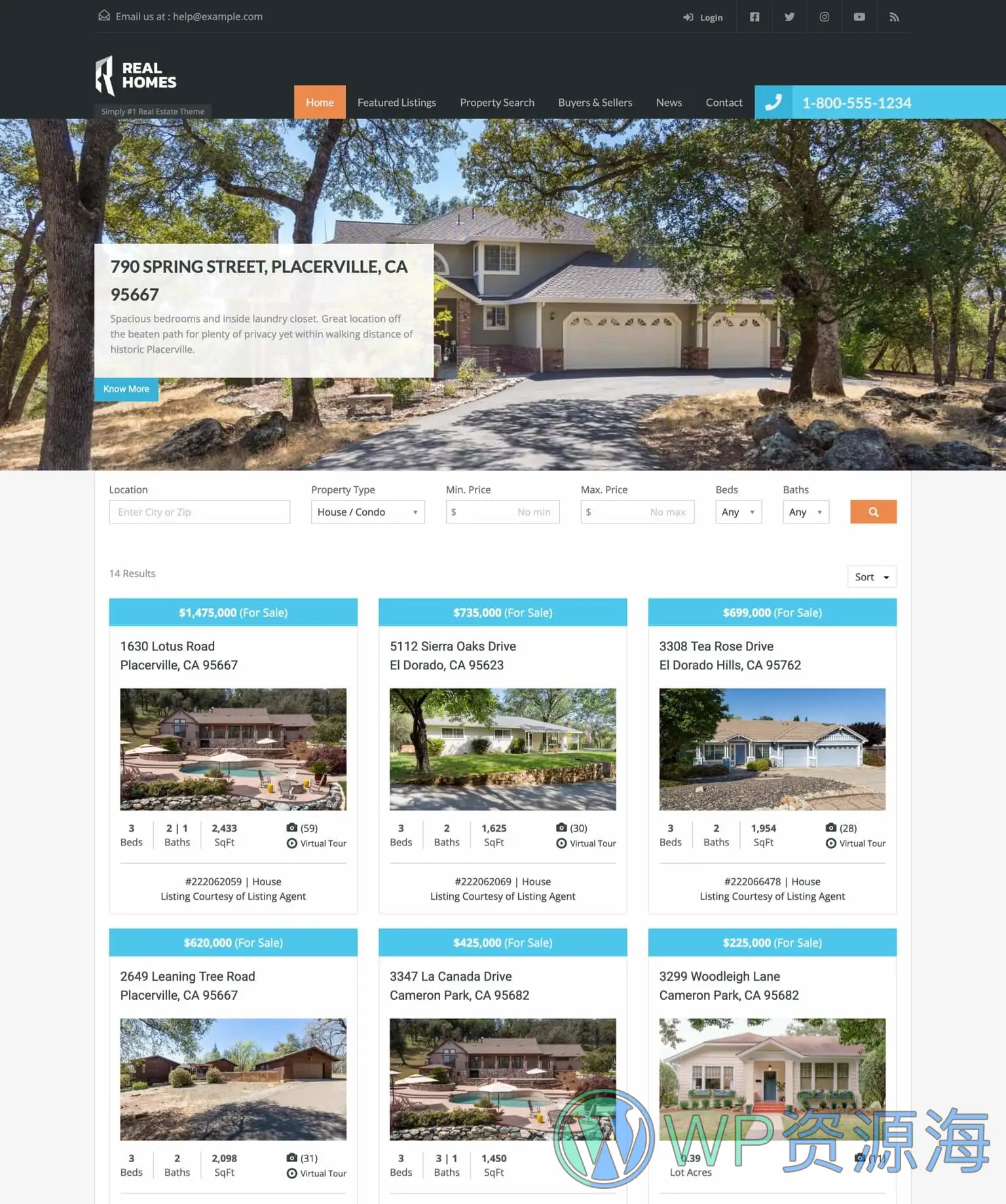 RealHomes-房地产买卖/租赁WordPress主题插图6-WP资源海