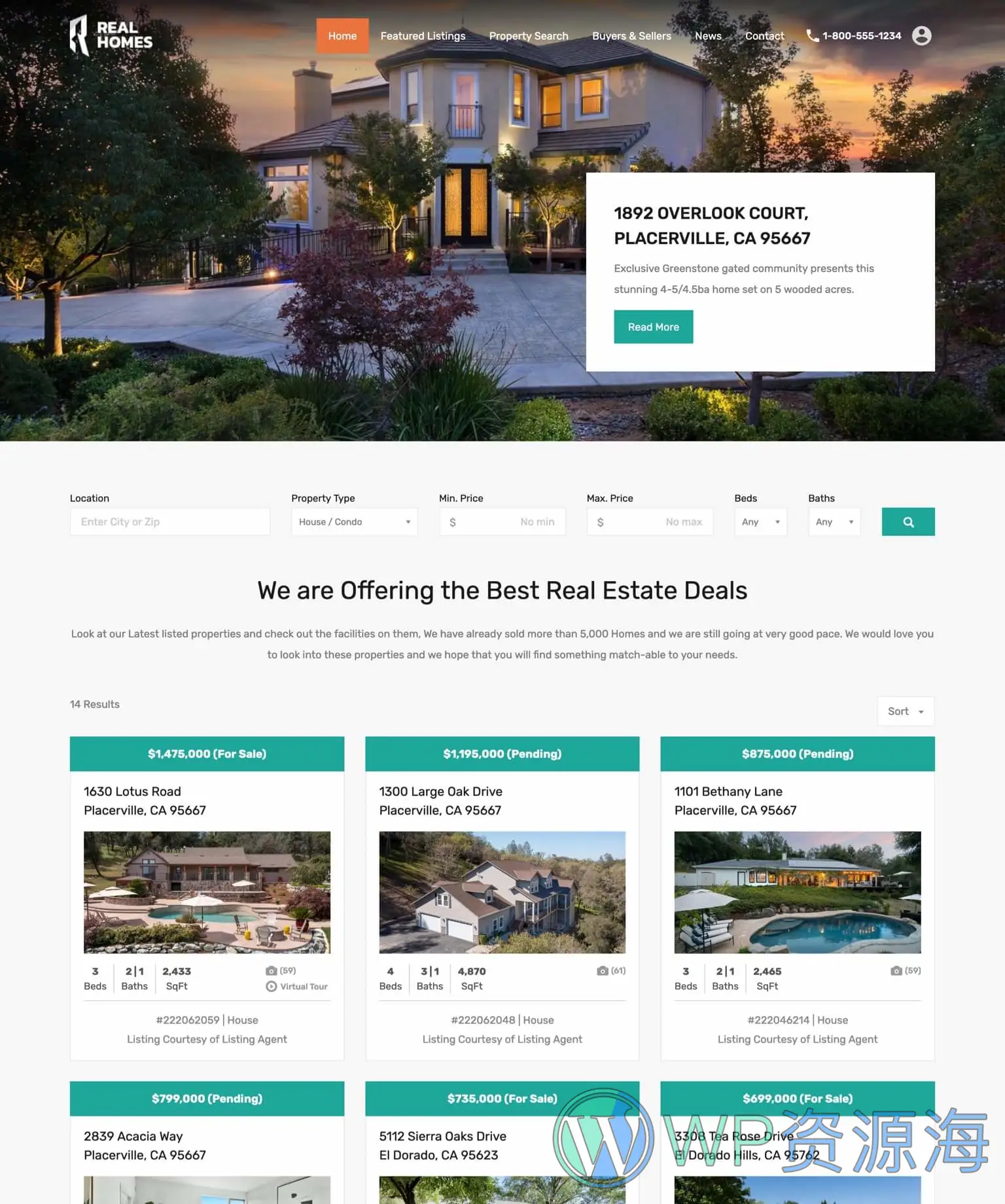RealHomes-房地产买卖/租赁WordPress主题插图7-WP资源海
