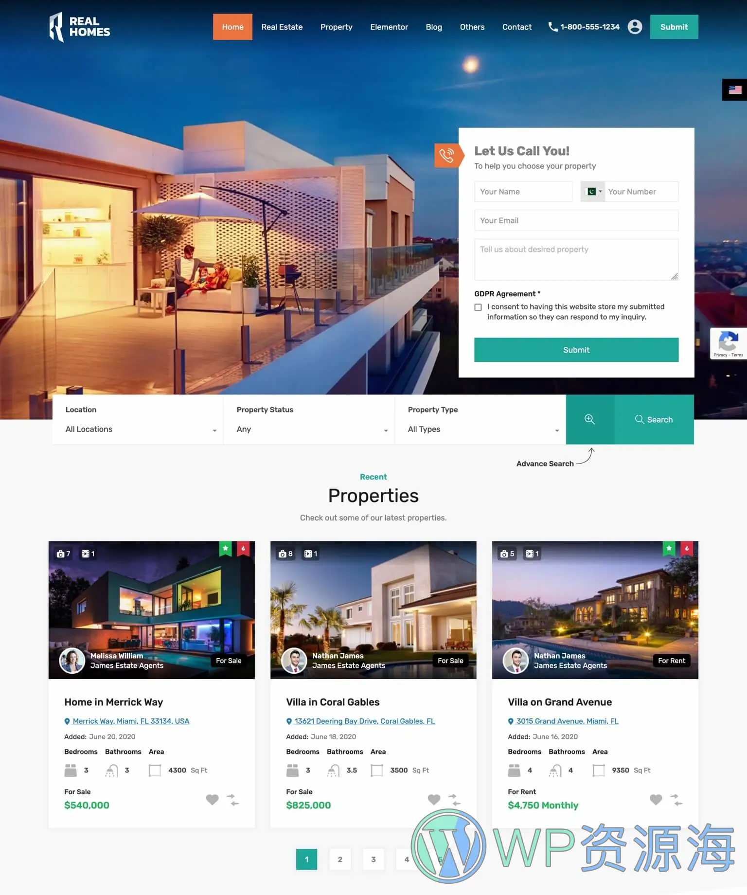 RealHomes-房地产买卖/租赁WordPress主题插图13-WP资源海