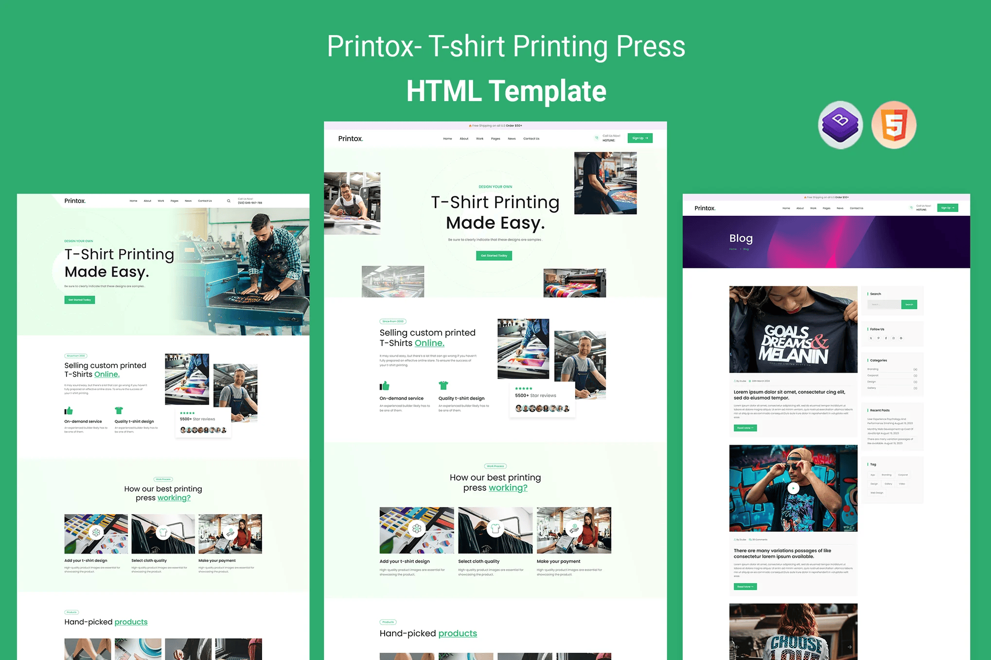 Printox-印染打印公司印刷厂网站HTML模板