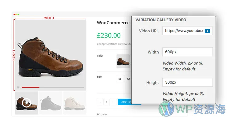 Additional Variation Images Gallery WooCommerce多规格产品显示不同图片插件插图7-WordPress资源海
