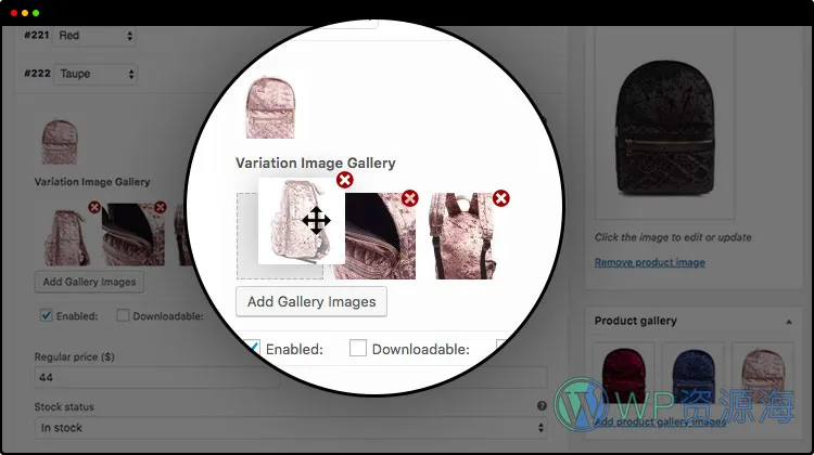 Additional Variation Images Gallery WooCommerce多规格产品显示不同图片插件插图14-WordPress资源海