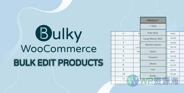 Bulky v1.2.9 批量编辑Woo产品/订单/优惠券插件插图-WordPress资源海