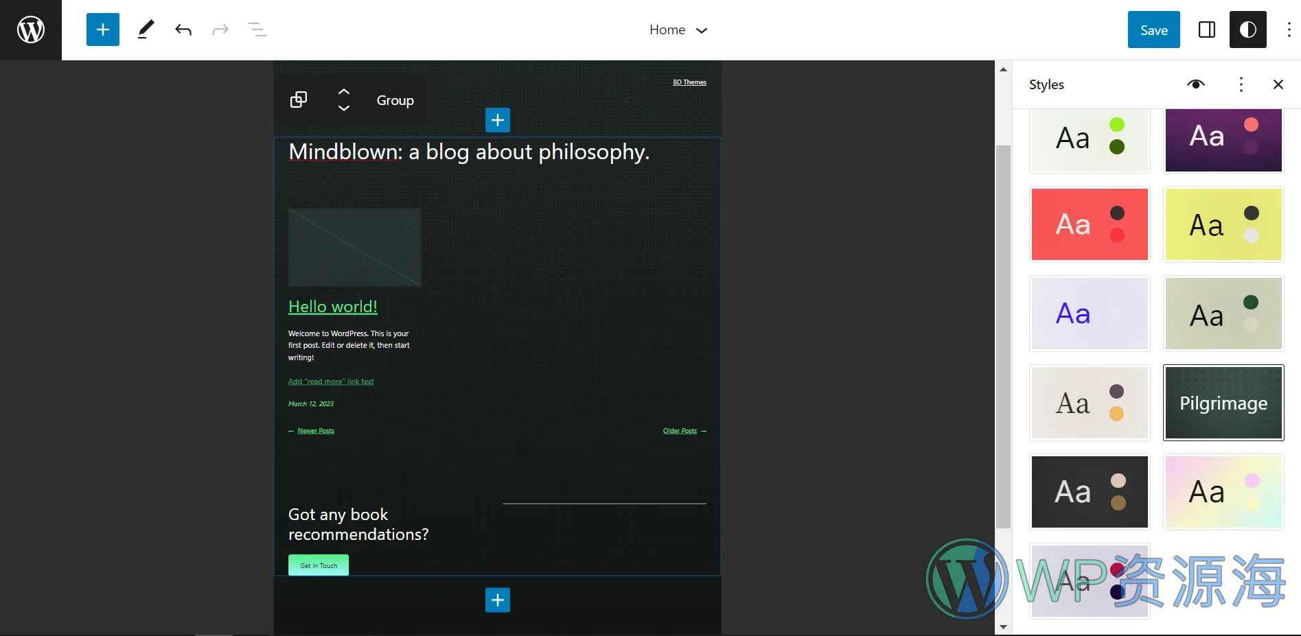 WordPress 6.2 古腾堡重大更新 来看看新功能汇总吧！插图10-WP资源海