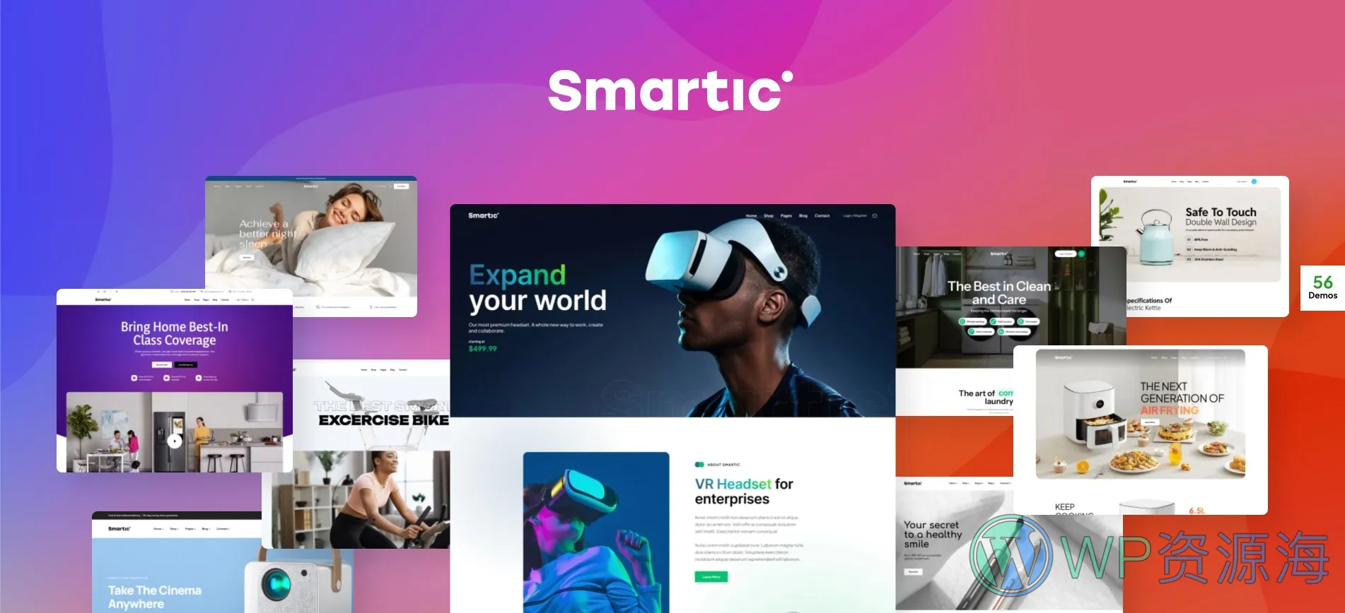 Smartic-多用途电子商务商城WooCommerce主题插图1-WP资源海