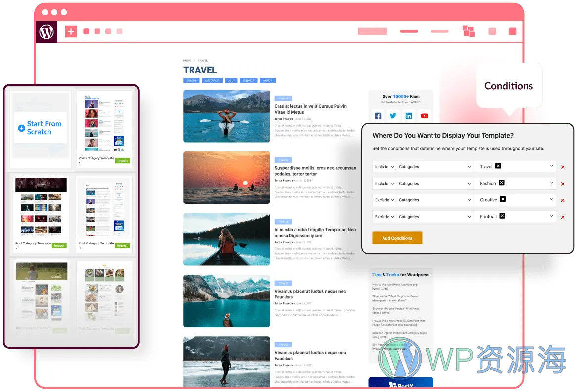 PostX Pro-排名第一的古腾堡文章列表区块插件插图3-WP资源海 PostX Pro-排名第一的古腾堡文章列表区块插件插图3-WP资源海