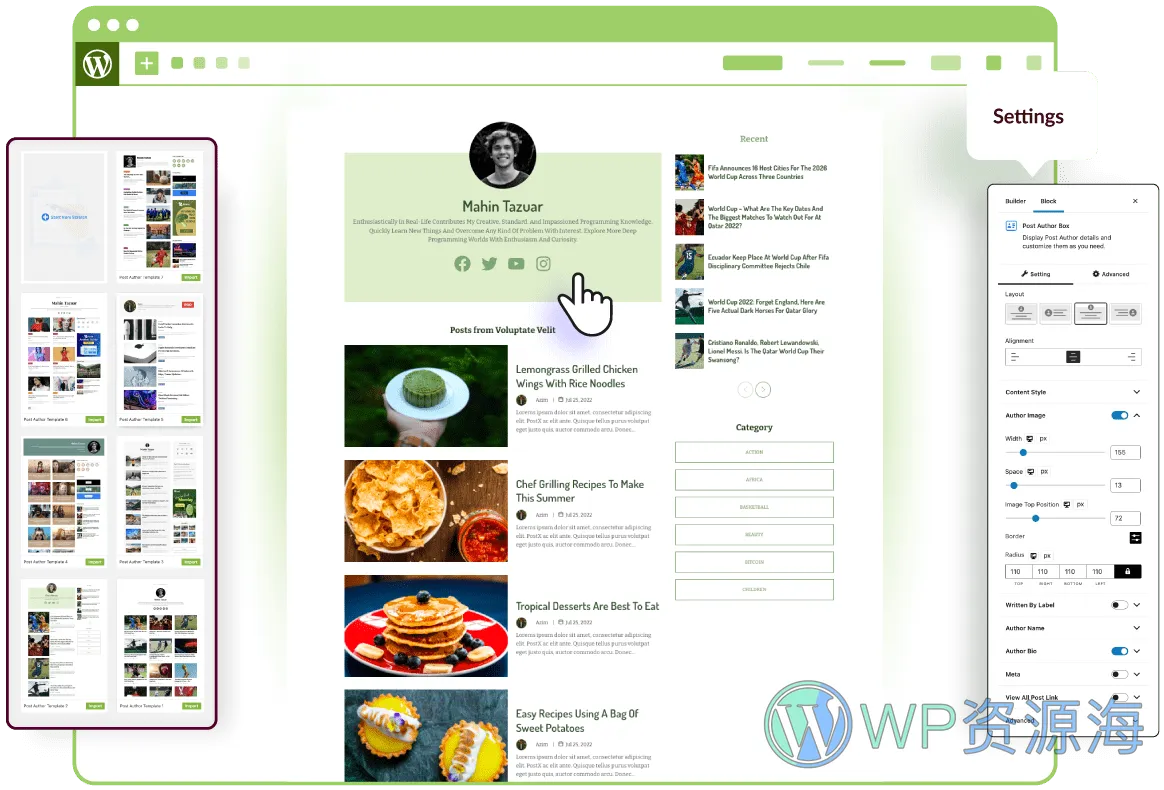 PostX Pro-排名第一的古腾堡文章列表区块插件插图5-WP资源海 PostX Pro-排名第一的古腾堡文章列表区块插件插图5-WP资源海