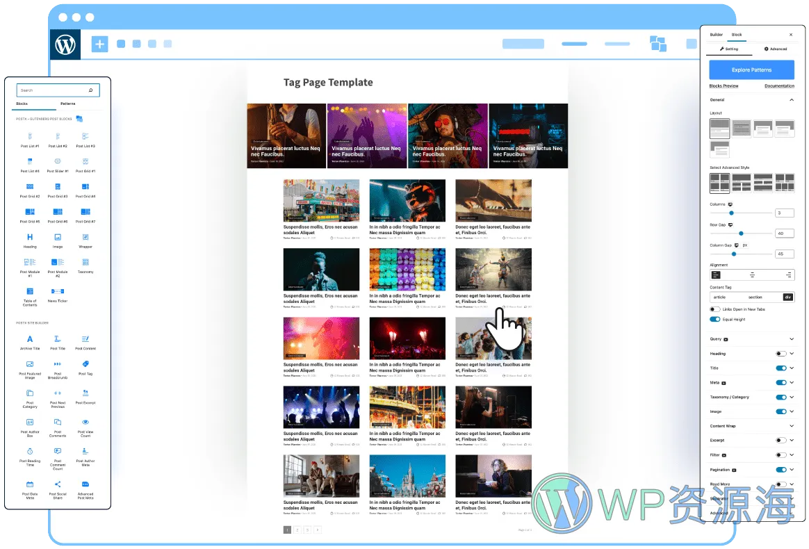 PostX Pro-排名第一的古腾堡文章列表区块插件插图6-WP资源海 PostX Pro-排名第一的古腾堡文章列表区块插件插图6-WP资源海