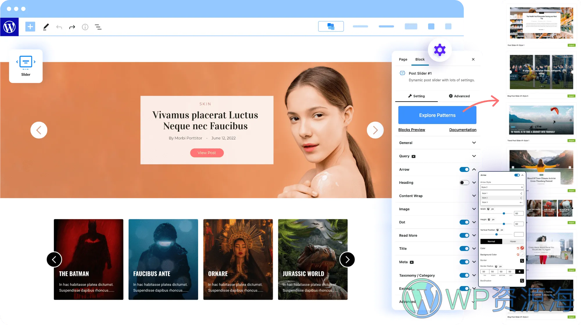 PostX Pro-排名第一的古腾堡文章列表区块插件插图15-WP资源海 PostX Pro-排名第一的古腾堡文章列表区块插件插图15-WP资源海