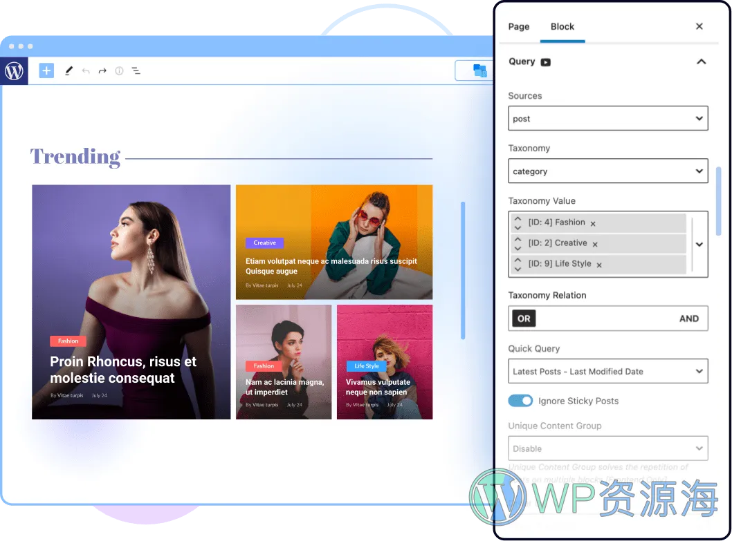 PostX Pro-排名第一的古腾堡文章列表区块插件插图16-WP资源海 PostX Pro-排名第一的古腾堡文章列表区块插件插图16-WP资源海