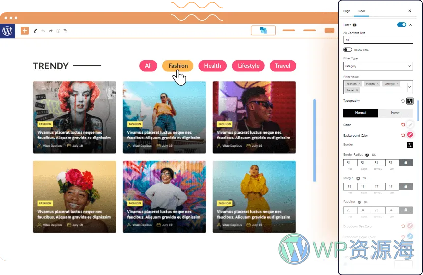 PostX Pro-排名第一的古腾堡文章列表区块插件插图17-WP资源海 PostX Pro-排名第一的古腾堡文章列表区块插件插图17-WP资源海