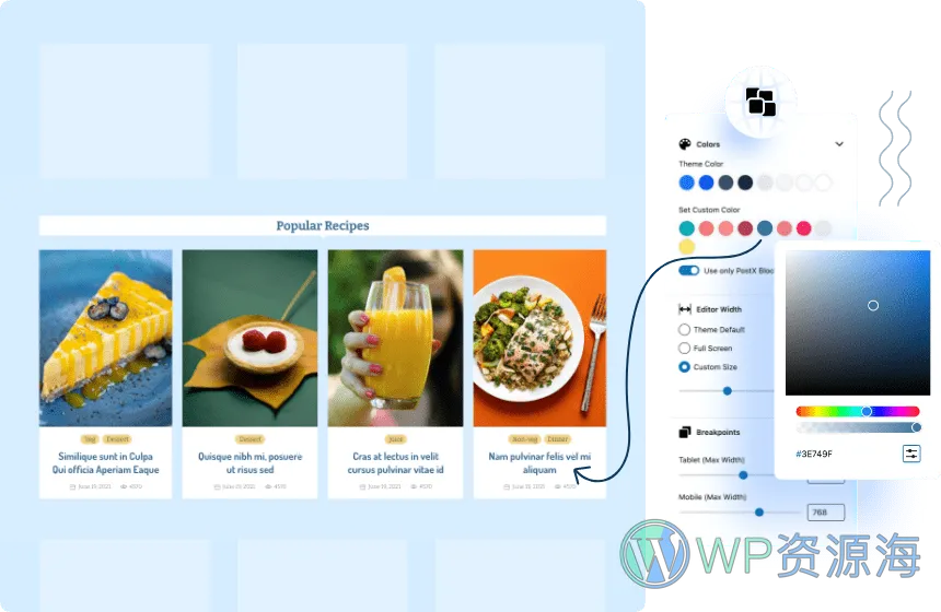 PostX Pro-排名第一的古腾堡文章列表区块插件插图21-WP资源海 PostX Pro-排名第一的古腾堡文章列表区块插件插图21-WP资源海
