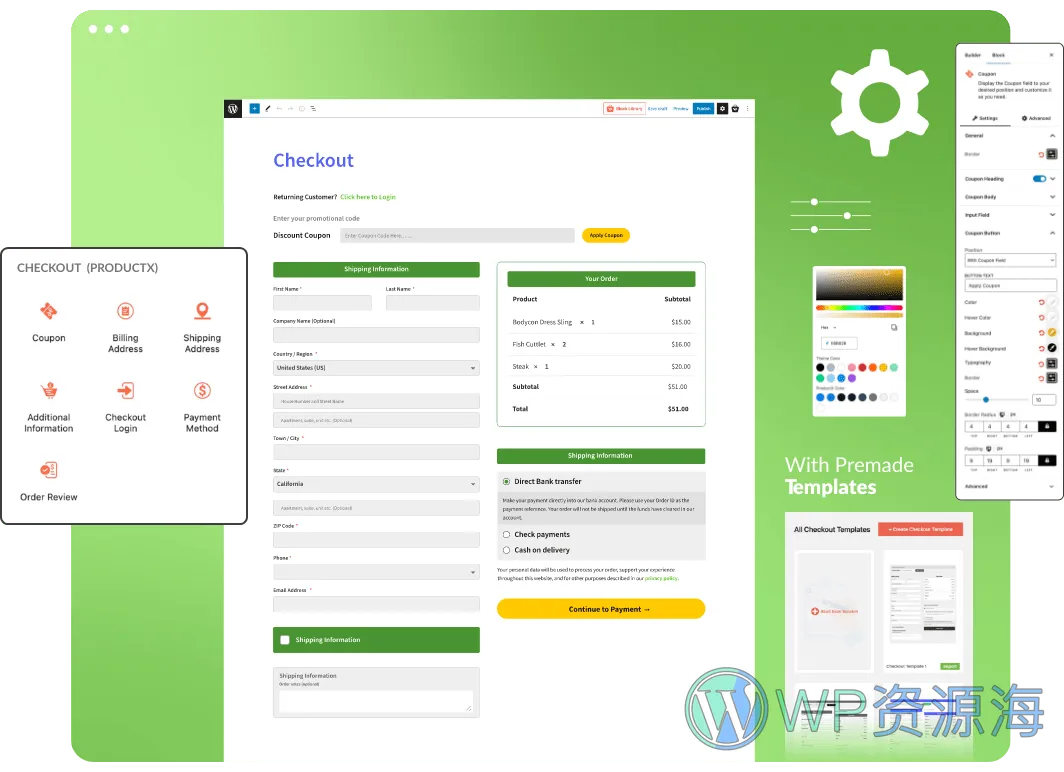 WowStore Pro-Woo商城优化美化古腾堡扩展插件插图6-WP资源海