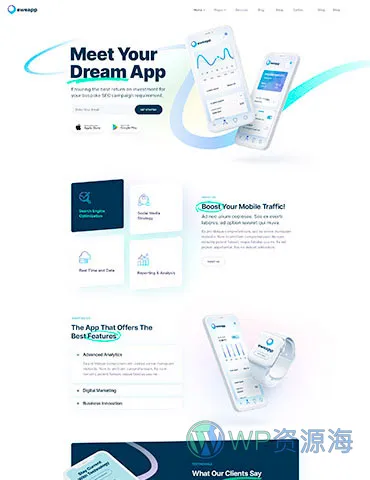 Ewebot-非常漂亮的SEO网络营销WordPress主题插图8-WP资源海