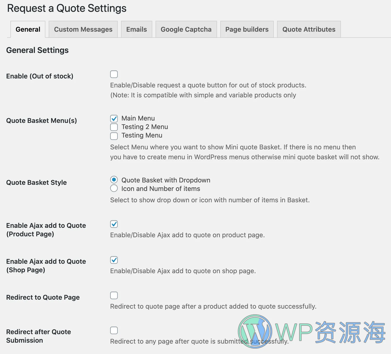 Request a Quote for WooCommerce v2.5.1 客户报价表单提交插件插图13-WP资源海