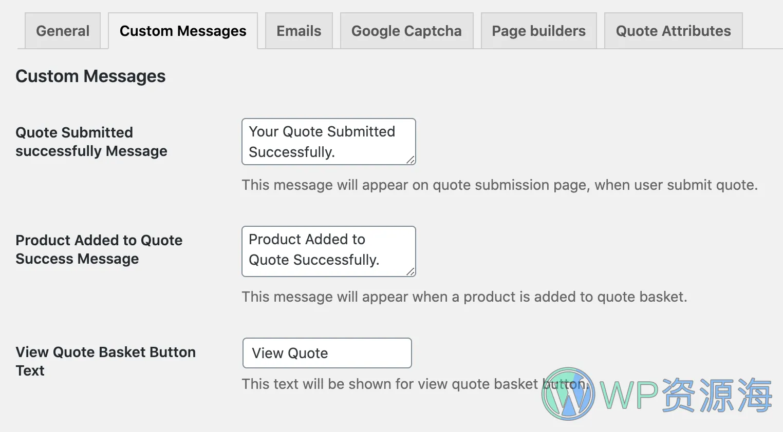 Request a Quote for WooCommerce v2.5.1 客户报价表单提交插件插图14-WP资源海