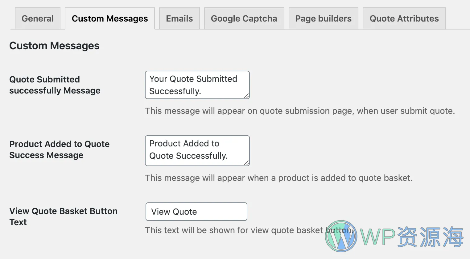 Request a Quote for WooCommerce v2.5.1 客户报价表单提交插件插图14-WordPress资源海