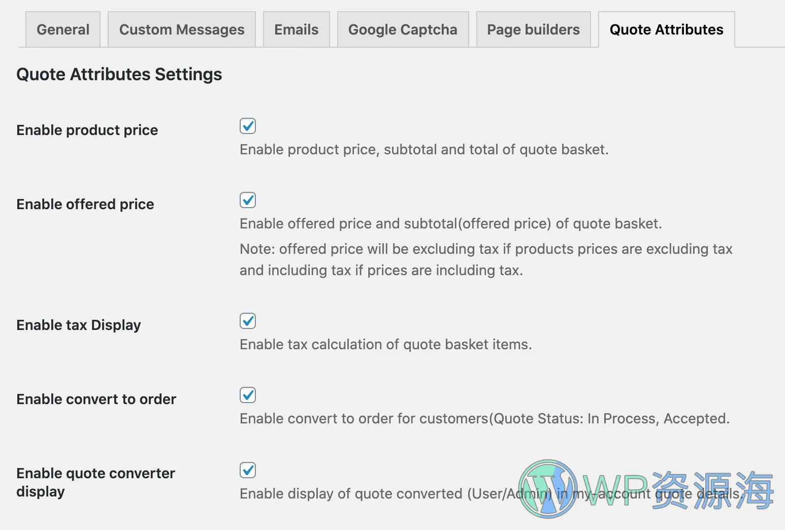 Request a Quote for WooCommerce v2.5.1 客户报价表单提交插件插图16-WP资源海