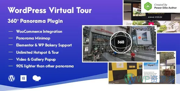 WordPress Virtual Tour 360度全景图插件[更至v1.2.1]插图-WordPress资源海