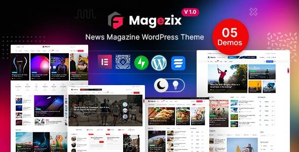 Magezix  v1.0.5新闻报纸杂志博客WordPress主题