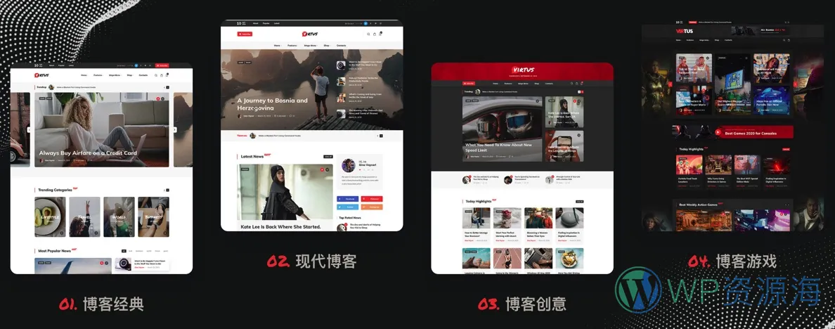 Virtus v1.2.4简约风博客自媒体杂志WordPress主题插图2-WP资源海