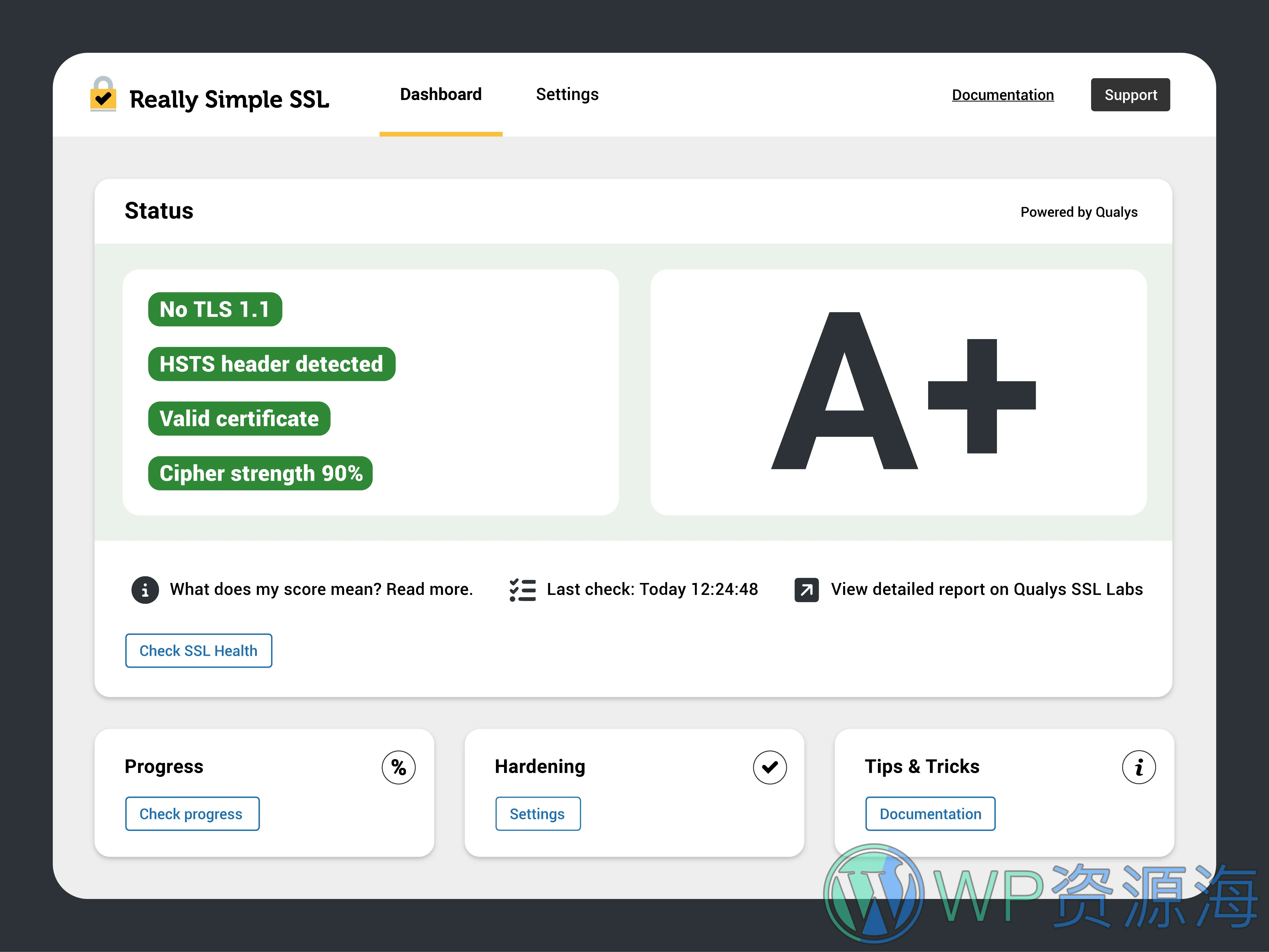 Really Simple SSL Pro – SSL/HTTPS网站安全优化WordPress插件插图3-WP资源海 Really Simple SSL Pro – SSL/HTTPS网站安全优化WordPress插件插图3-WP资源海