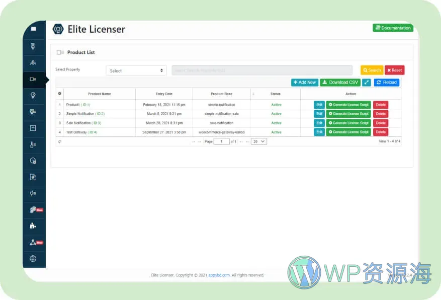 Elite Licenser-专业强大的软件授权管理器wordpress插件插图9-WP资源海