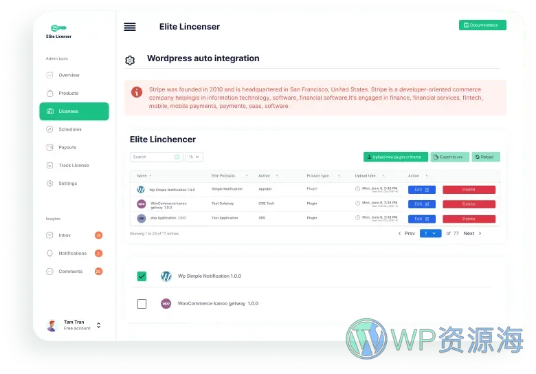 Elite Licenser-专业强大的软件授权管理器wordpress插件插图8-WP资源海