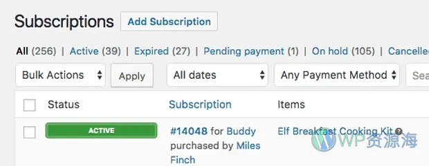 Gifting for WooCommerce Subscriptions 赠送与共享订阅插件插图5-WP资源海