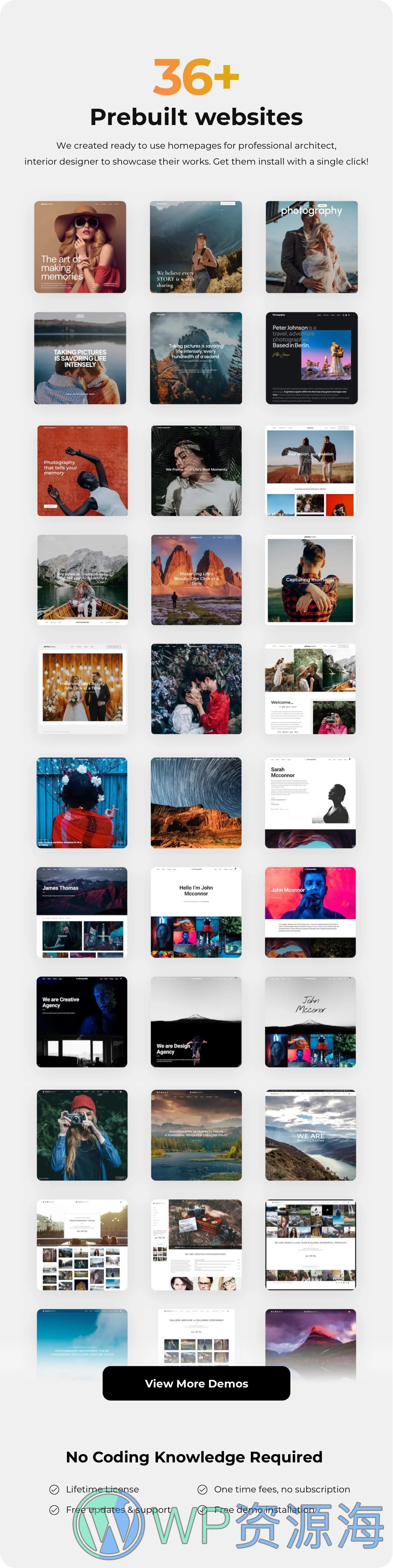 Photography-专业摄影网站模板WordPress高端主题插图2-WP资源海 Photography-专业摄影网站模板WordPress高端主题插图2-WP资源海
