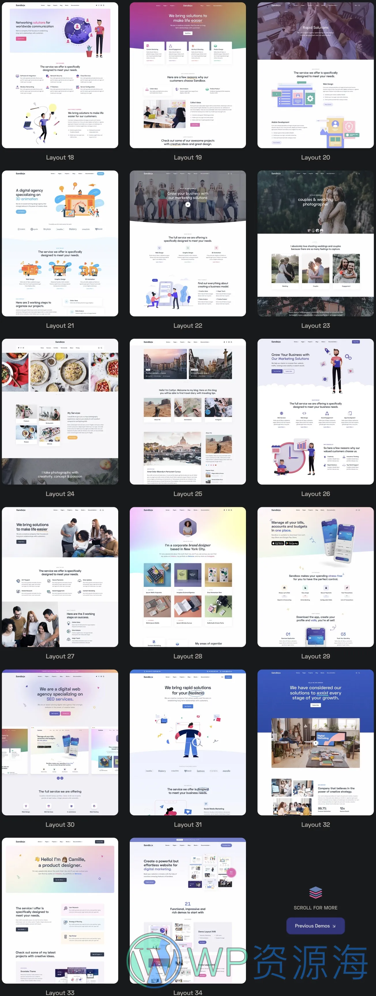 Sandbox-34套精美的Bootstrap 5网站模板[v3.4.0]插图2-WP资源海