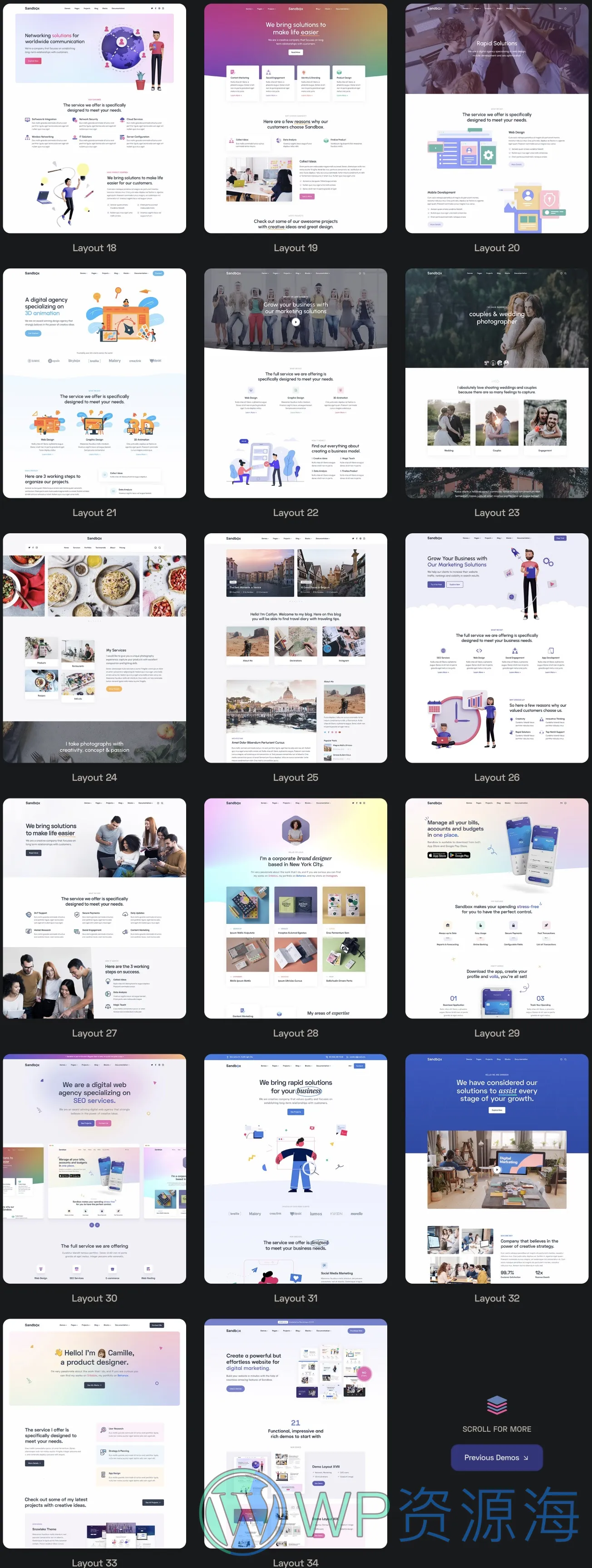 Sandbox-34套精美的Bootstrap 5网站模板[v3.4.0]插图2-WordPress资源海