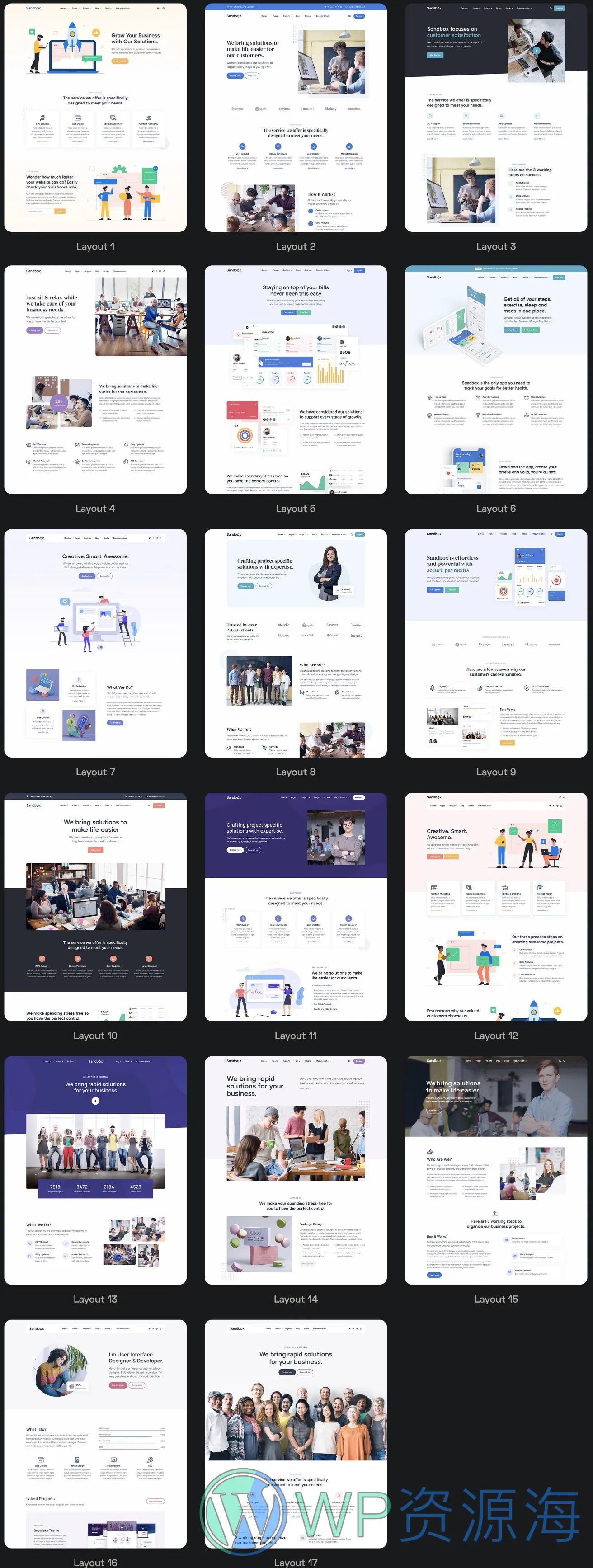 Sandbox-34套精美的Bootstrap 5网站模板[v3.4.0]插图1-WP资源海