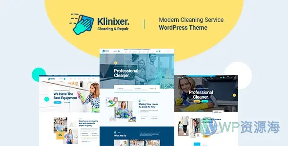 Klinixer v1.0.8卫生打扫清洁保洁服务WordPress主题插图-WordPress资源海