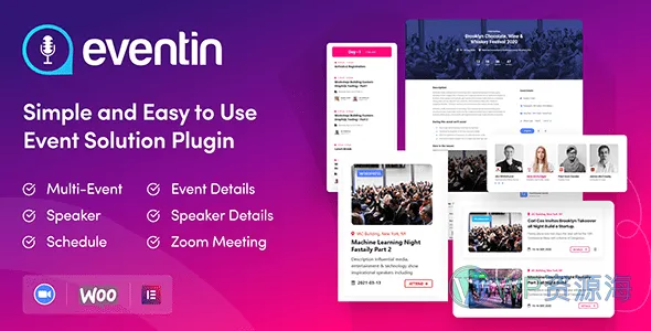WP Eventin Pro-活动管理与票务系统WordPress插件插图2-WP资源海