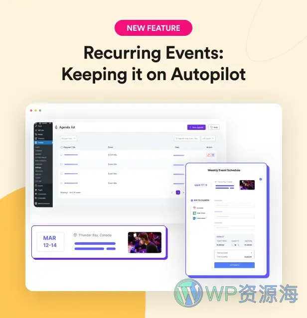WP Eventin Pro-活动管理与票务系统WordPress插件插图7-WP资源海