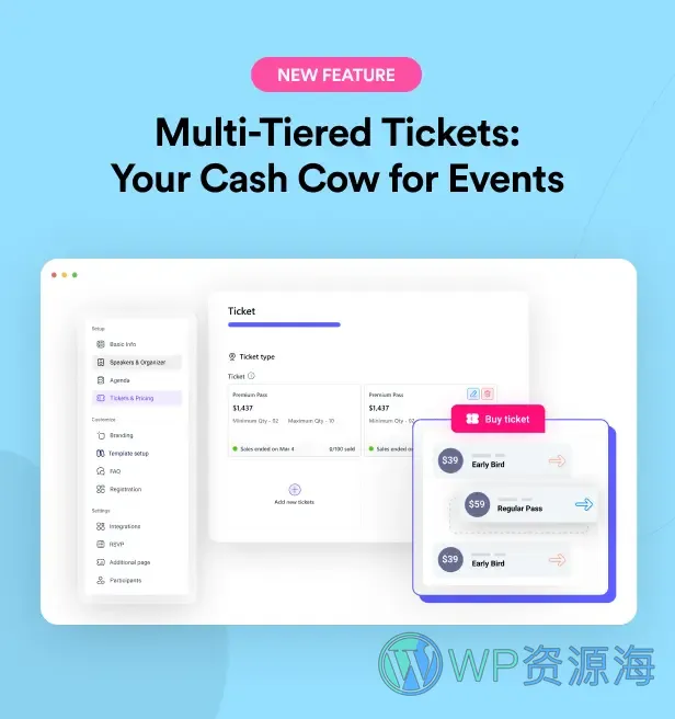WP Eventin Pro-活动管理与票务系统WordPress插件插图4-WP资源海