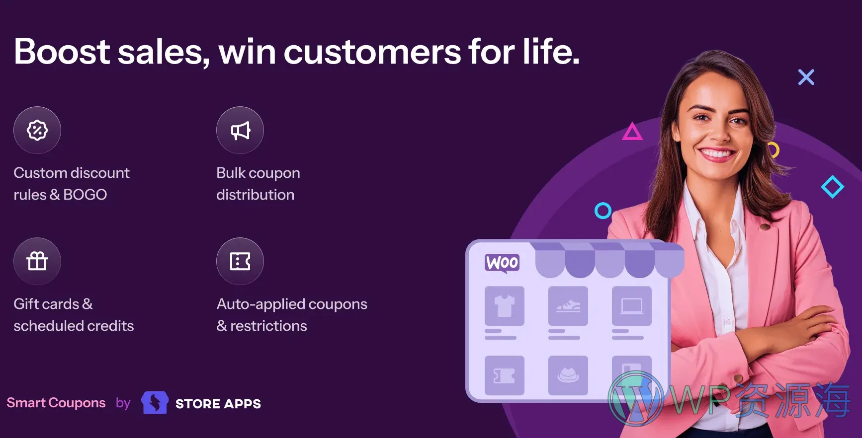 Smart Coupons for WooCommerce 智能优惠券插件插图-WP资源海 Smart Coupons for WooCommerce 智能优惠券插件插图-WP资源海