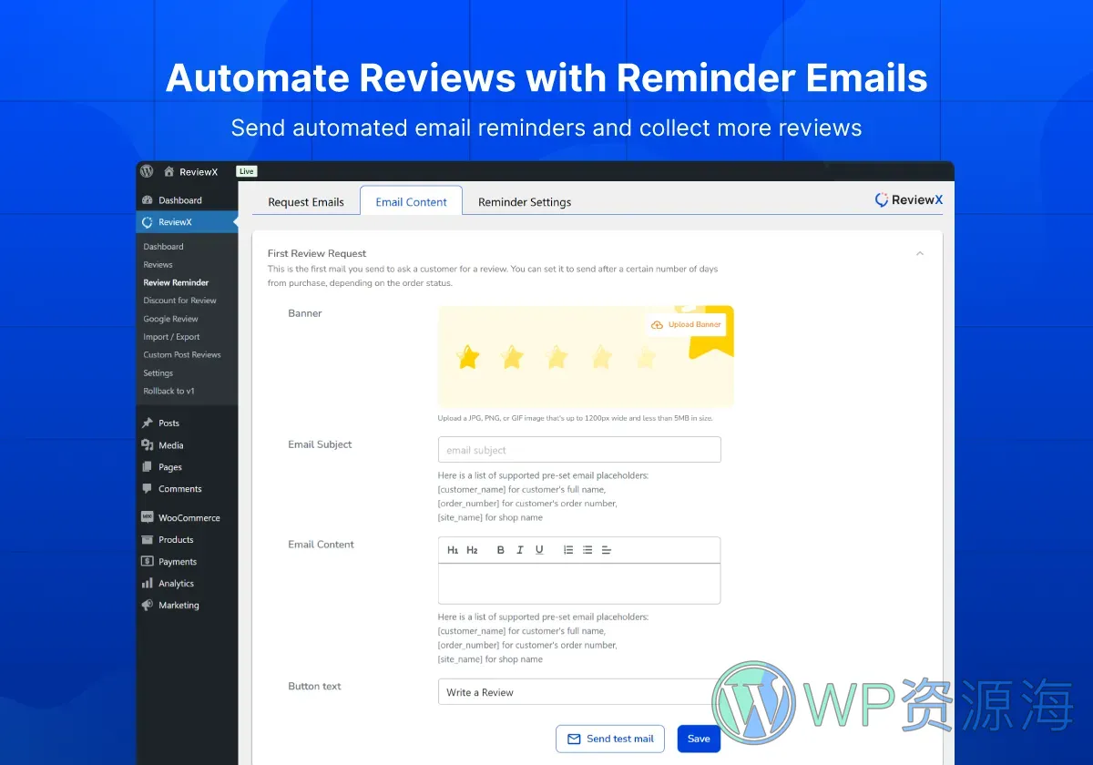 【正版】ReviewX Pro-用户评分/商品评价WordPress插件插图6-WP资源海
