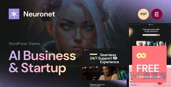 Neuronet-人工智能AI公司网站模板WordPress主题插图-WP资源海