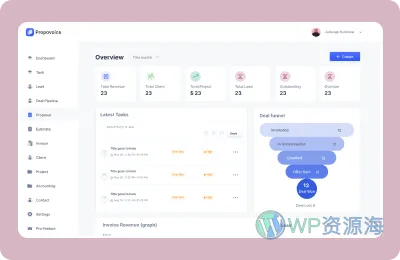 Propovoice Pro-强大的CRM客户/项目/产品管理WordPress插件插图6-WP资源海